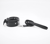 Love In Leather Long Faux Leather Bondage Lead Collars and Leads